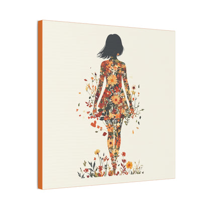 You Belong Among the Wildflowers  - Flower Girl - Print on Canvas