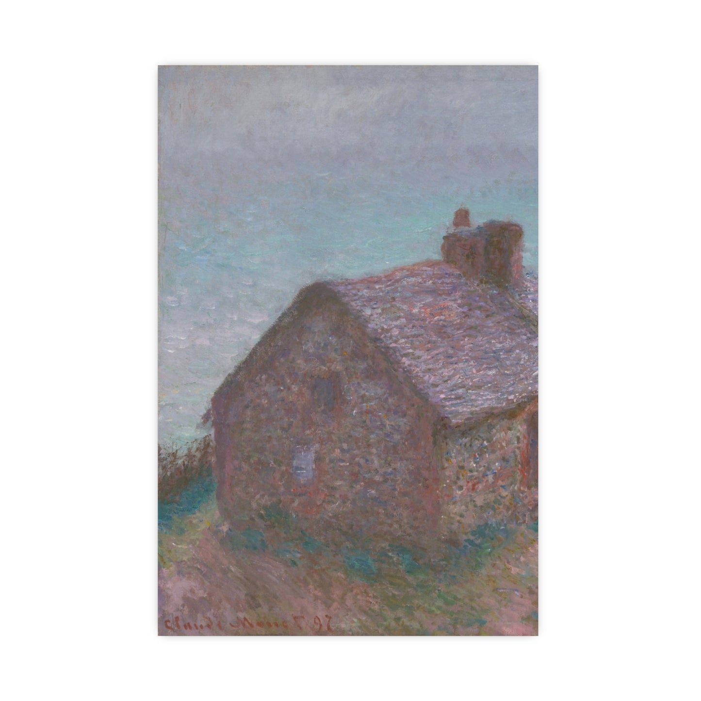 The Customs House at Varengeville - Monet Fine Art Poster