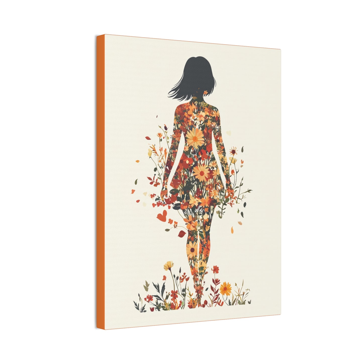You Belong Among the Wildflowers  - Flower Girl - Print on Canvas