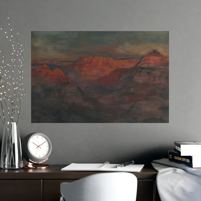 Grand Canyon Afterglow - American West Fine Art Poster