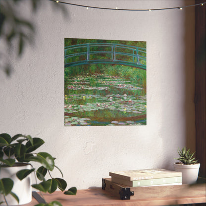 Claude Monet - Japanese Foot Bridge Fine Art Canvas Print