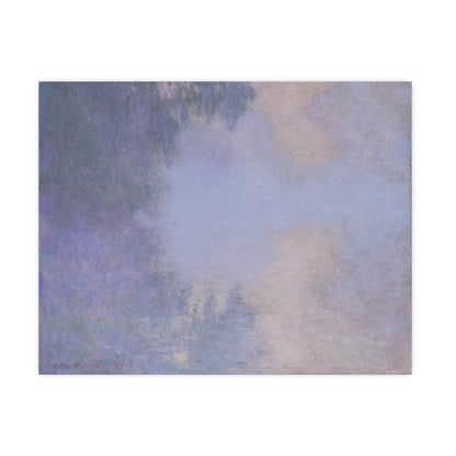 Branch of the Seine near Giverny in Mist - Monet Fine Art Poster
