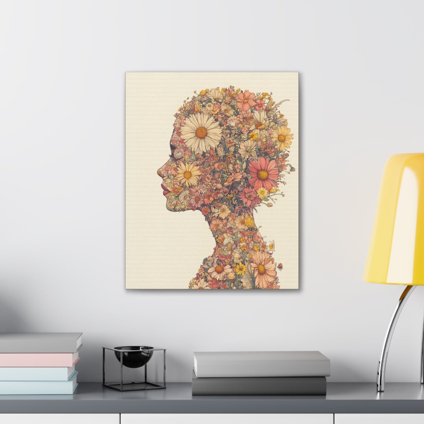 And So She Grew on Canvas