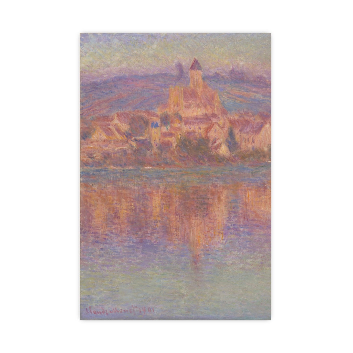 Vetheuil - Monet Village Landscape Fine Art Poster