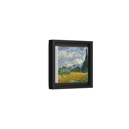 Van Gogh - Wheat Field with Cypresses - Museum Collection - Framed Canvas Print