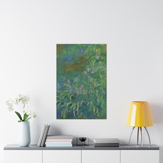 Claude Monet - Irises Botanical Fine Art Print