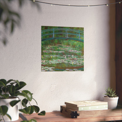 Claude Monet - Japanese Foot Bridge Fine Art Canvas Print