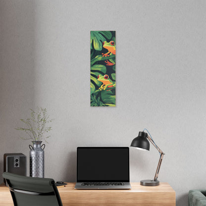 Tree Frog Trio - Garden Friends Series - Fine Art Print on Canvas