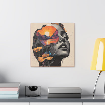 Beauty is in the Eye of the Beholder  - Fine Art Print on Canvas