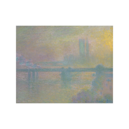 Charing Cross Bridge London - Monet Fine Art Poster