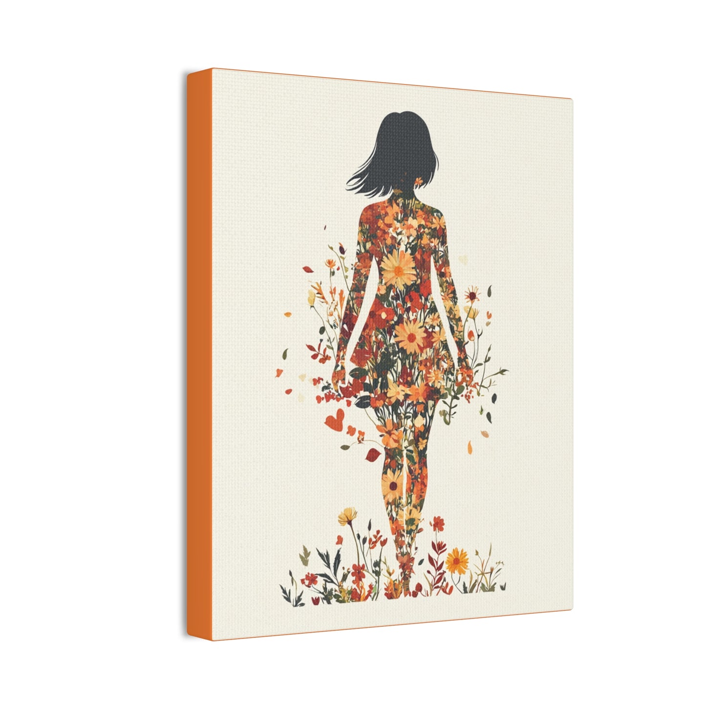 You Belong Among the Wildflowers  - Flower Girl - Print on Canvas