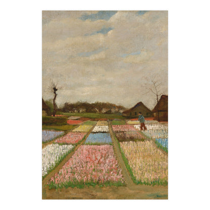 Flower Beds in Holland - Van Gogh Fine Art Poster