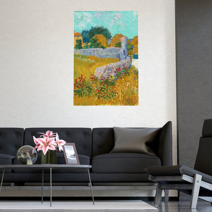 Farmhouse in Provence - Van Gogh Fine Art Poster
