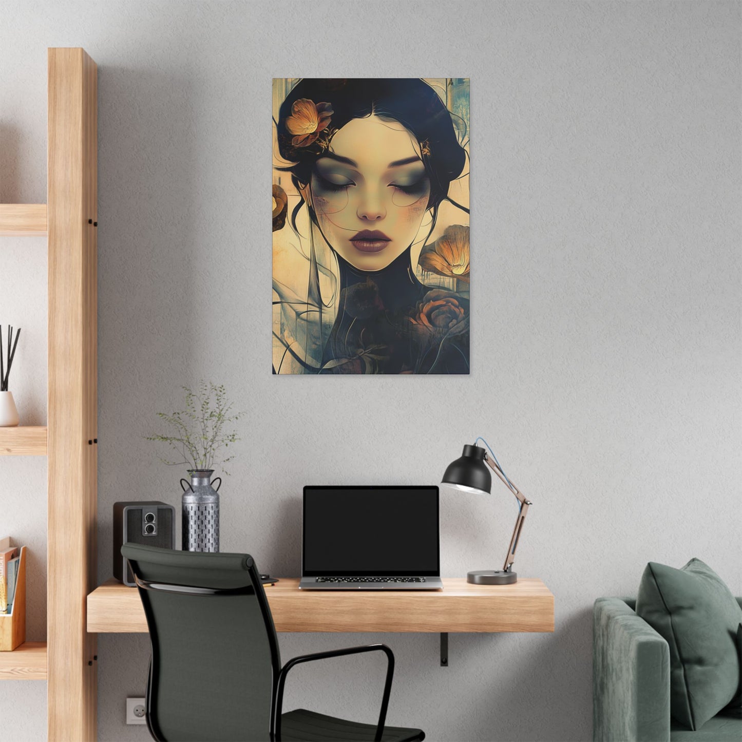 Up in Smoke - Secret Garden Series - Fine Art Print on Canvas