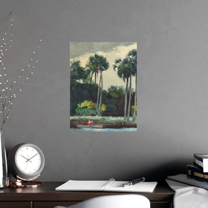 Red Shirt Homosassa Florida - Winslow Homer Fine Art Poster