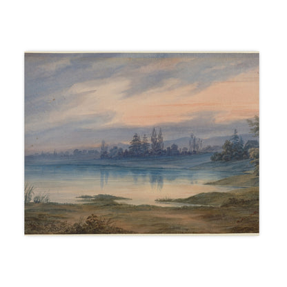 Landscape near Strasbourg - European Pastoral Fine Art Poster