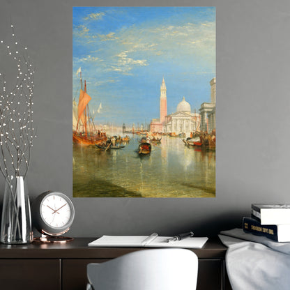 Venice Dogana and San Giorgio Maggiore - Turner Fine Art Poster