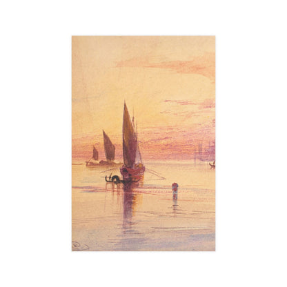 Santa Maria della Salute Venice at Sunset - Fine Art Poster