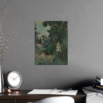 The Equatorial Jungle - Rousseau Tropical Fine Art Poster