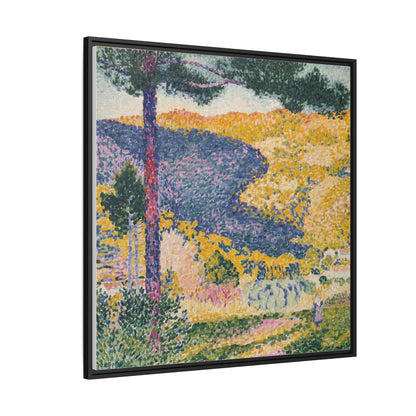 Valley with Fir Shade on the Mountain - Museum Collection - Framed Canvas Print