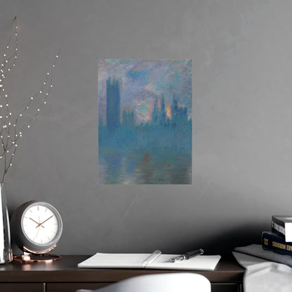 Houses of Parliament London - Monet Fine Art Poster