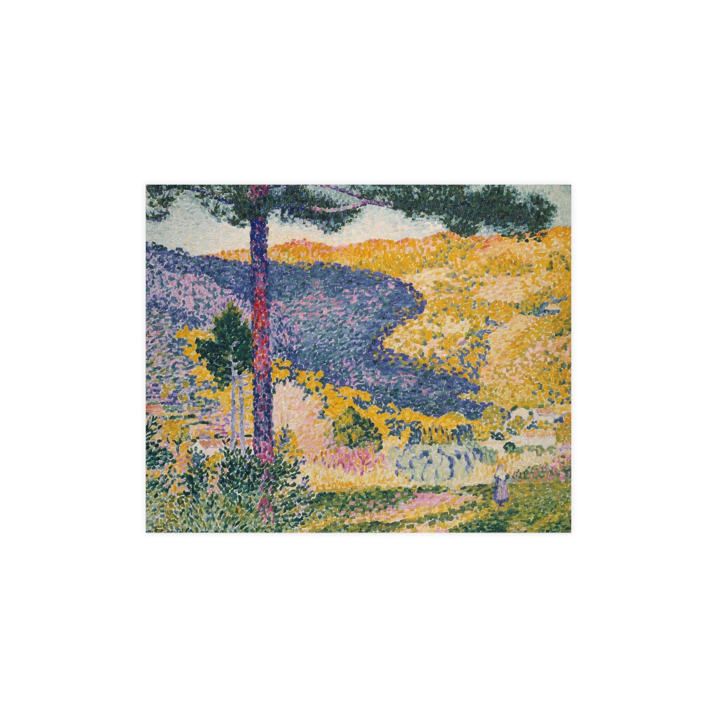 Valley with Fir Shade on the Mountain - Museum Collection - Fine Art Poster