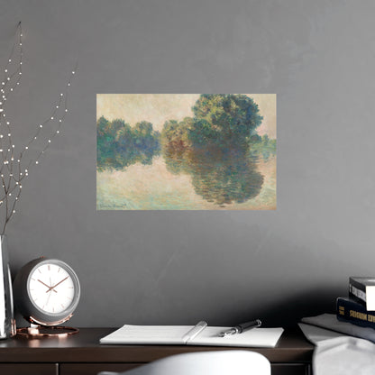 The Seine at Giverny - Monet Fine Art Poster