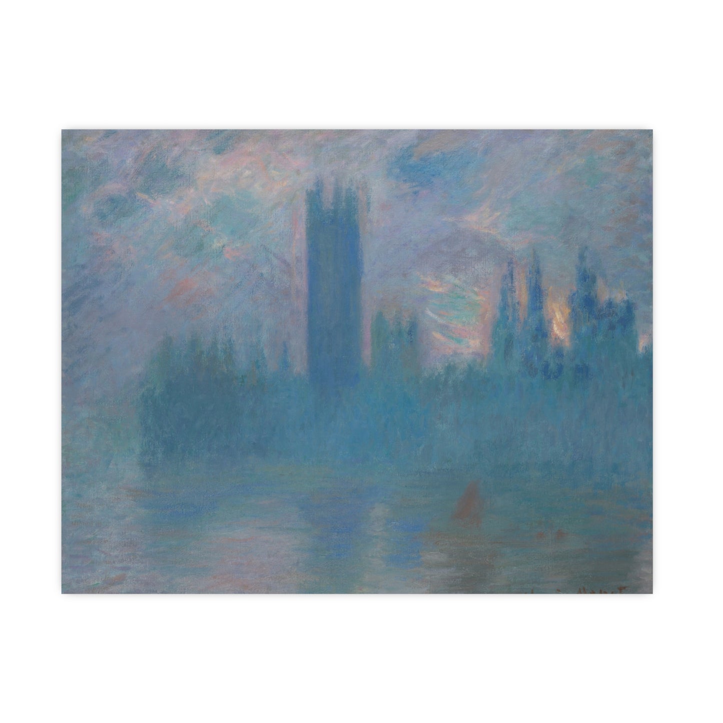 Houses of Parliament London - Monet Fine Art Poster