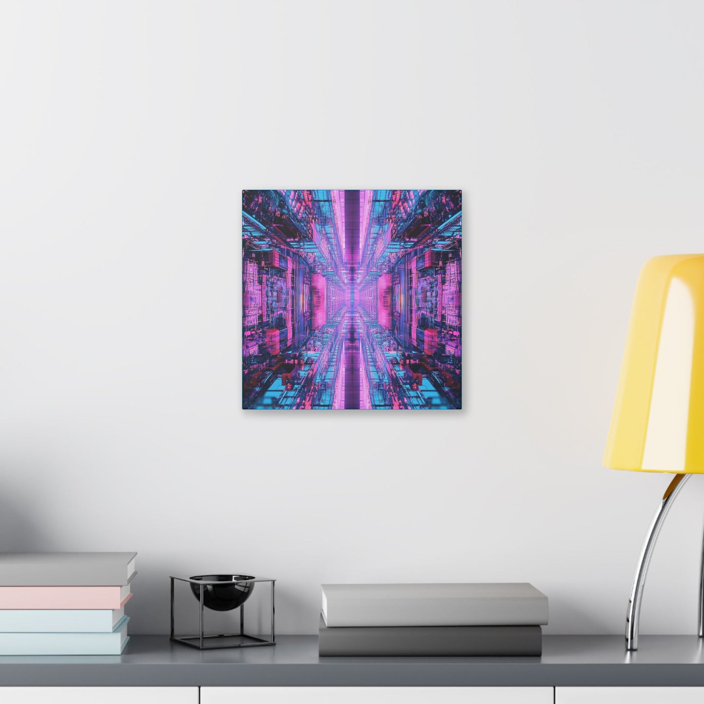 Quantum Glitch on Canvas