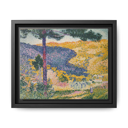 Valley with Fir Shade on the Mountain - Museum Collection - Framed Canvas Print
