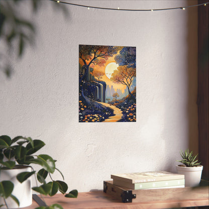 Enchanted Path Fine Art Print - Serene Scenes - Delight in Nature - Wall Art for Home Décor - Posters