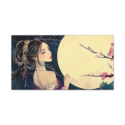 Thinking of You in the Moonlight - Fine Art Print - Wall Art on Canvas