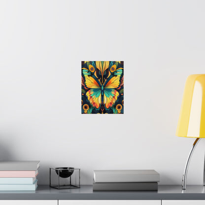 Brilliant Butterfly - Bohemian Wall Art - Fine Art Print - Poster Matte - Vertical Wall Décor