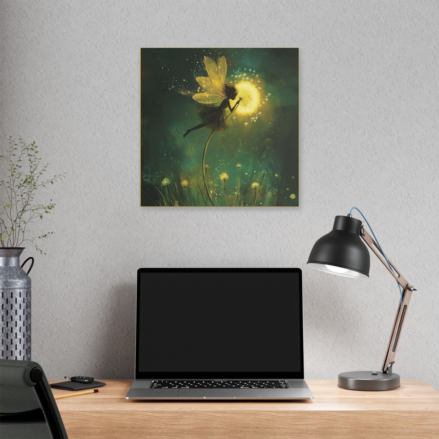 Wishes Do Come True - Fairies & Flowers Collection - Wall Art on Canvas