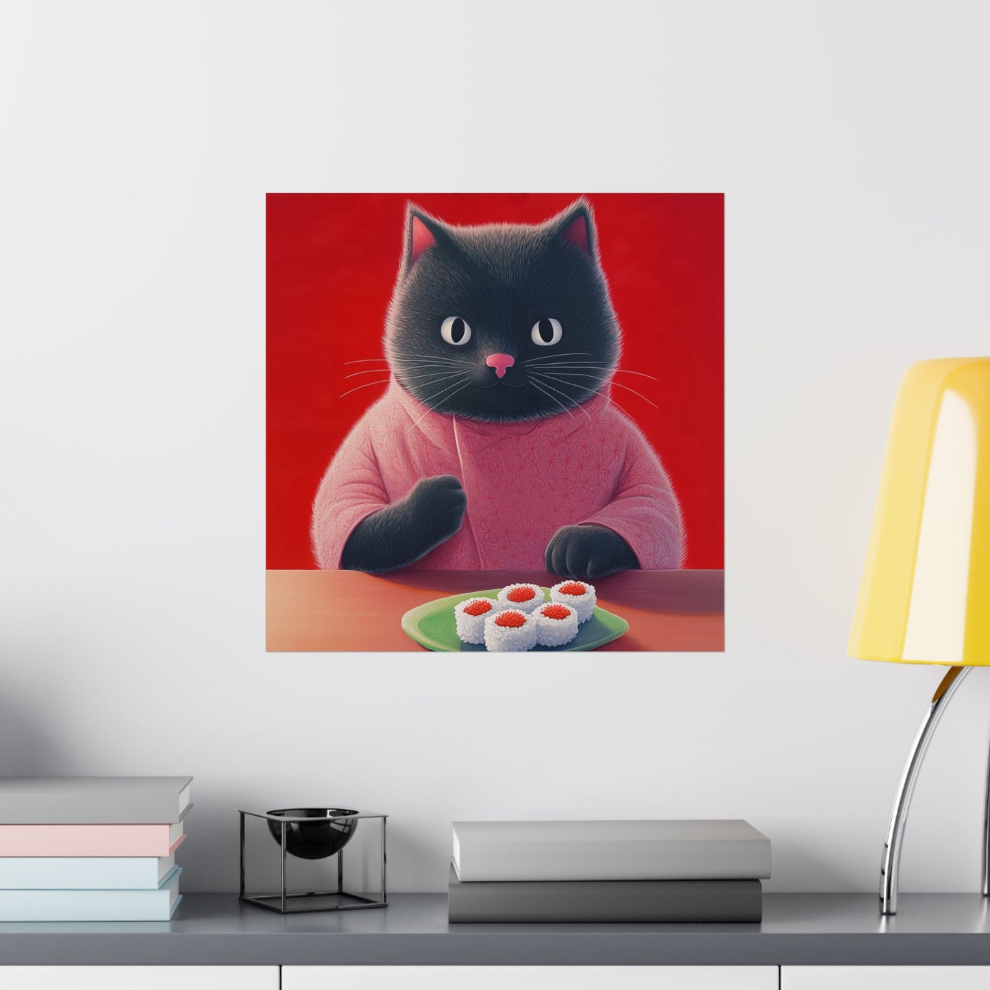 9 Lives Sushi Bar Art Print - Matte Vertical Posters