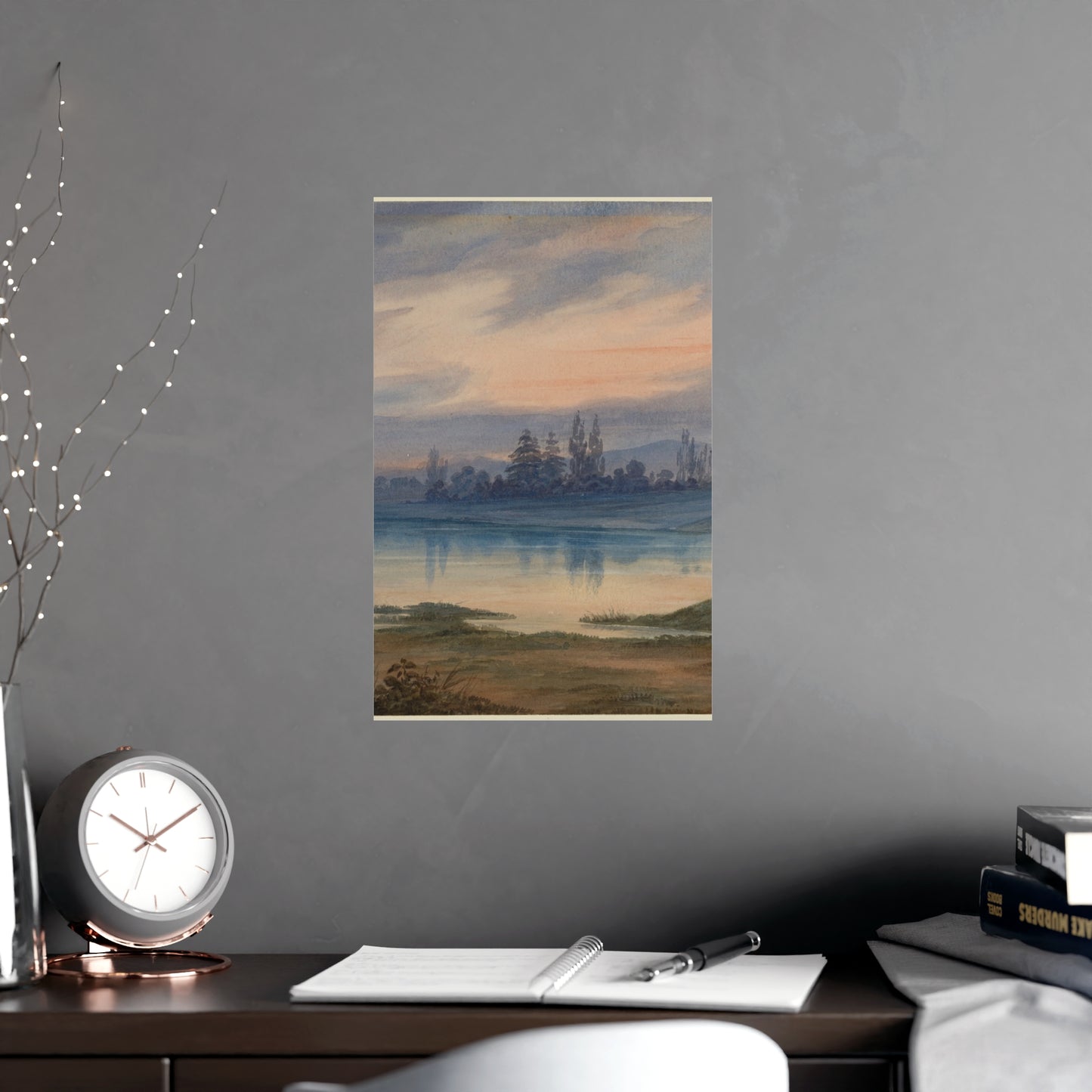Landscape near Strasbourg - European Pastoral Fine Art Poster