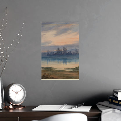 Landscape near Strasbourg - European Pastoral Fine Art Poster