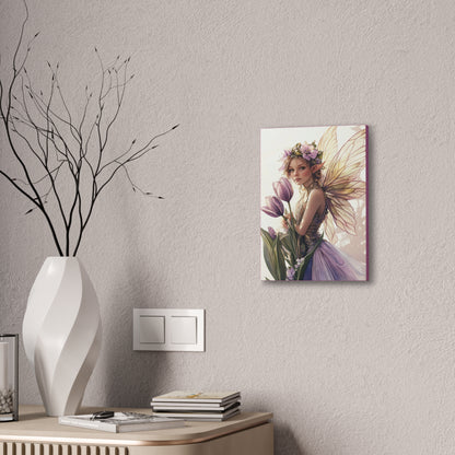 Tuesdays are for Tulips - Flowers & Fairies Collection - Fine Art Print on Canvas