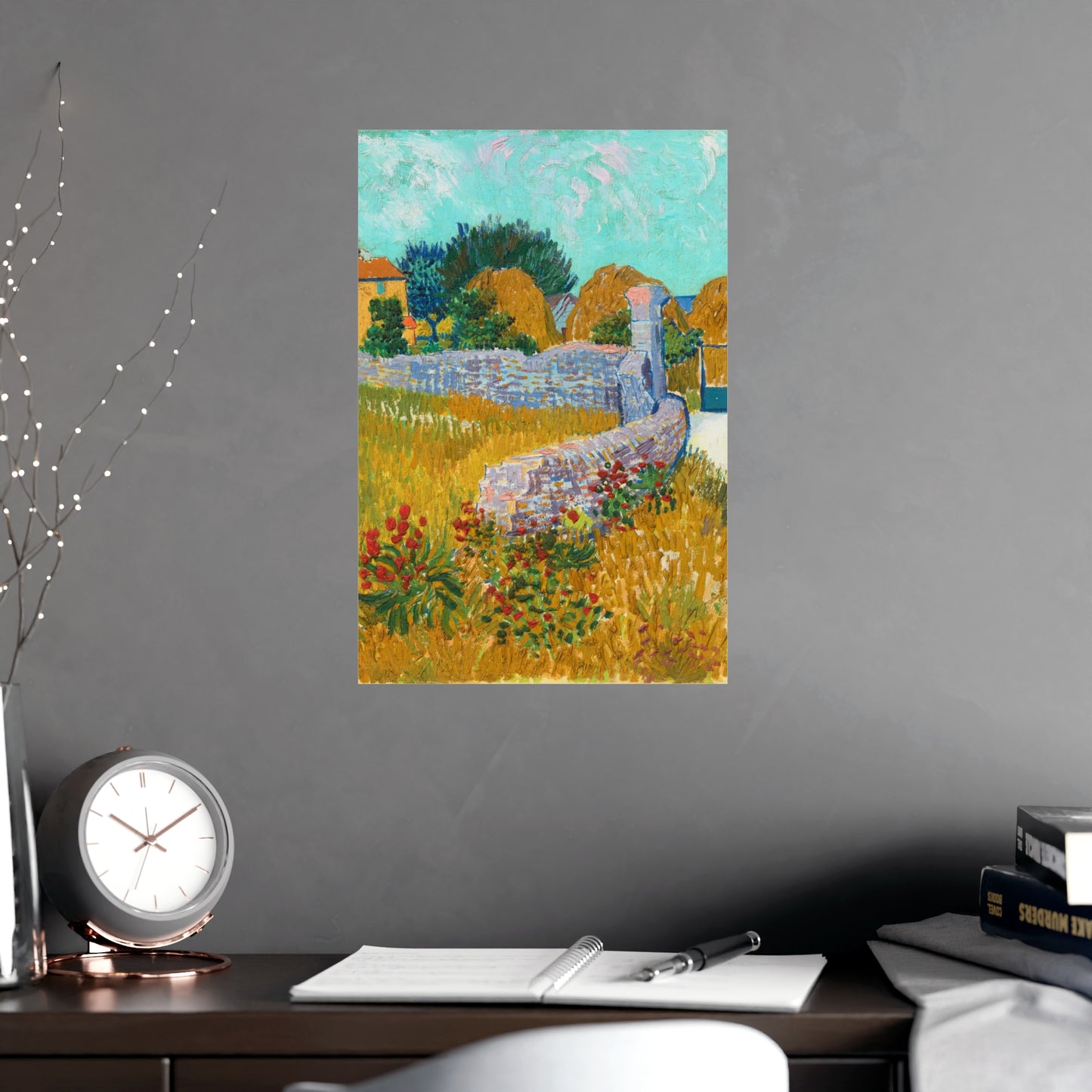 Farmhouse in Provence - Van Gogh Fine Art Poster
