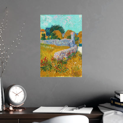 Farmhouse in Provence - Van Gogh Fine Art Poster