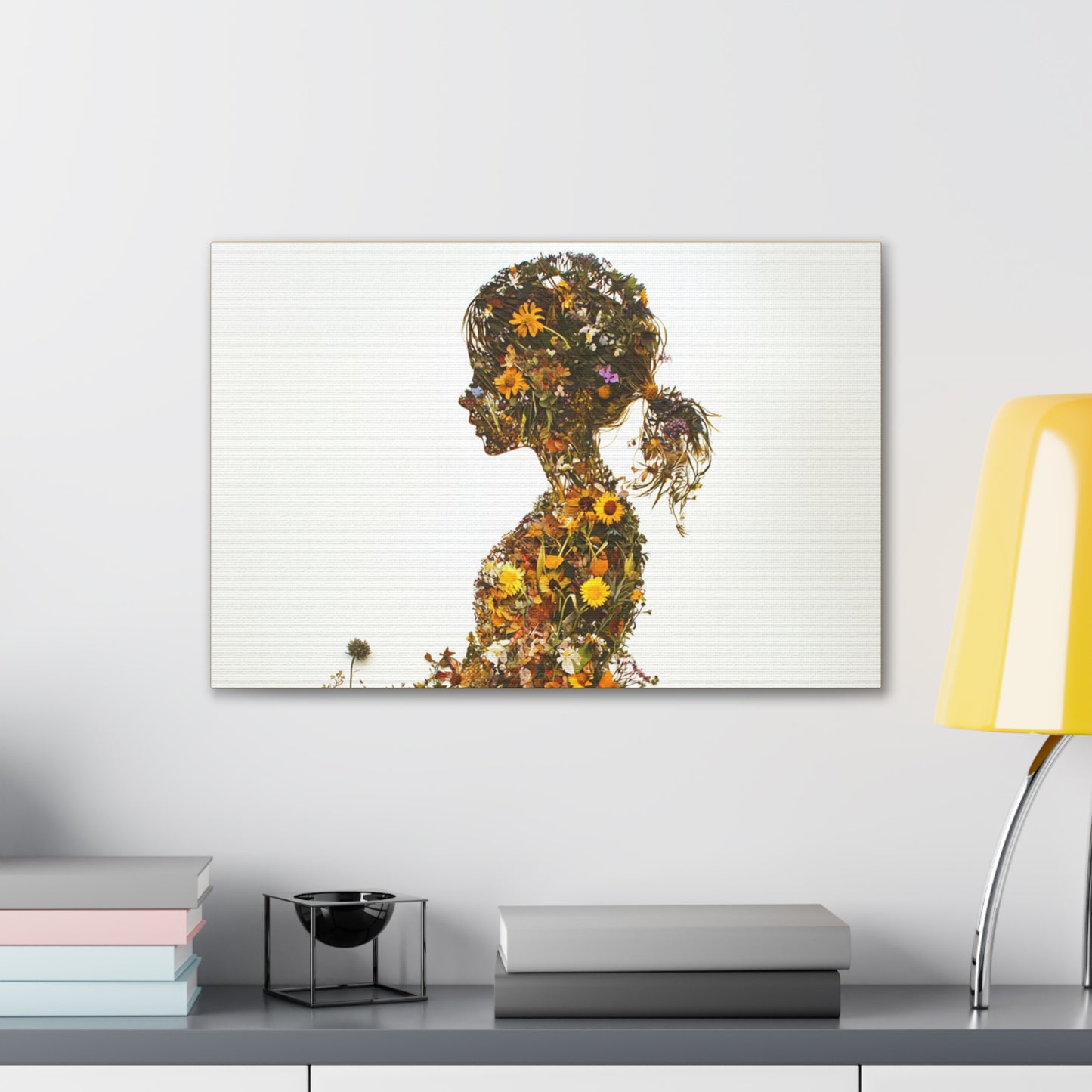 Summers Gone By - Wildflowers Fine Art Print on Canvas