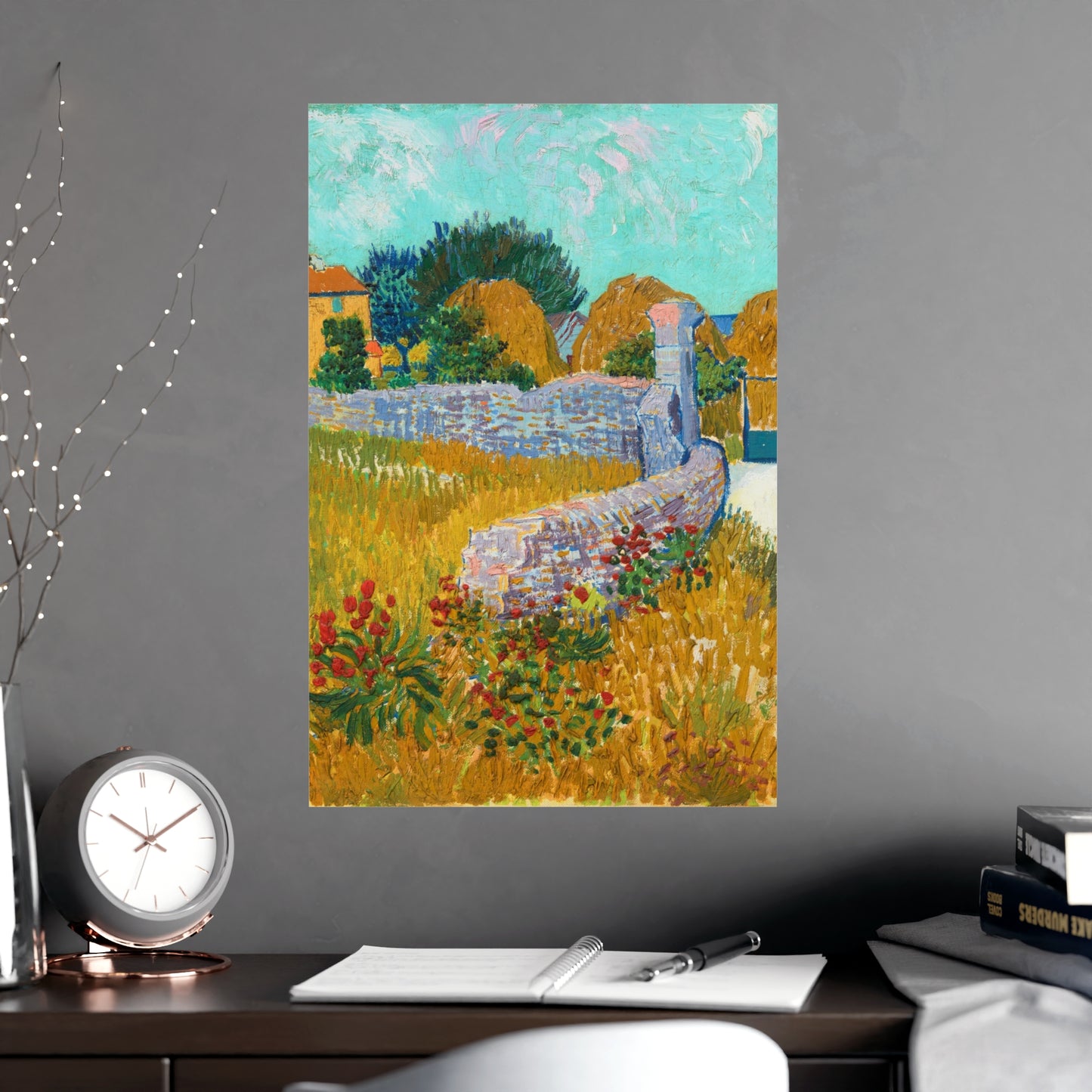 Farmhouse in Provence - Van Gogh Fine Art Poster