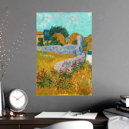 Farmhouse in Provence - Van Gogh Fine Art Poster