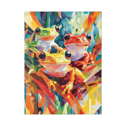 Frogs are Friends - Delight in Nature Series - Fine Art Print on Canvas