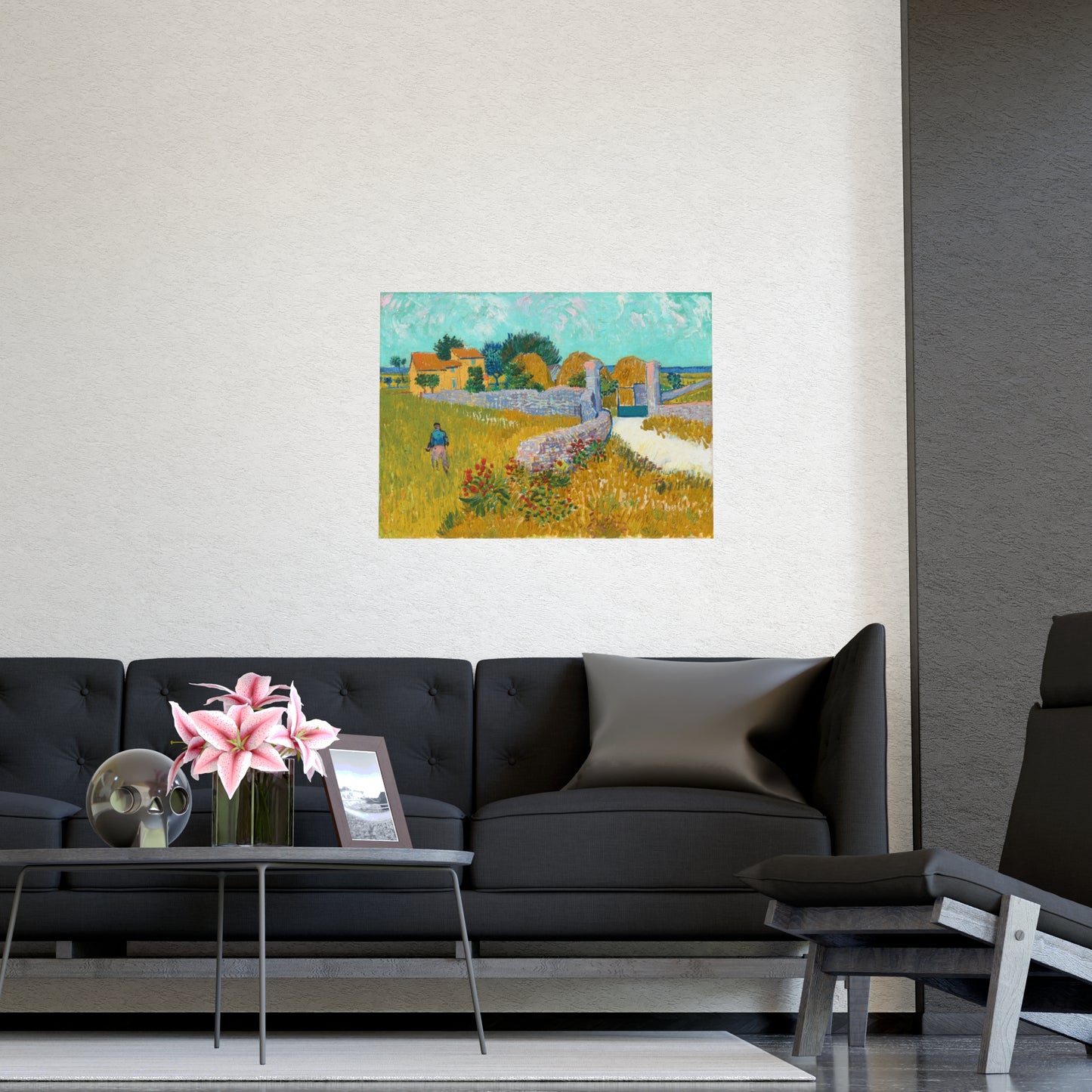 Farmhouse in Provence - Van Gogh Fine Art Poster