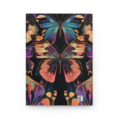 Prismatic Butterfly Art Print Hardcover Journal