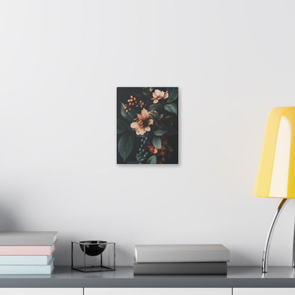 Evergreen Moody Botanical -Secret Garden Series  - Fine Art Print on Canvas