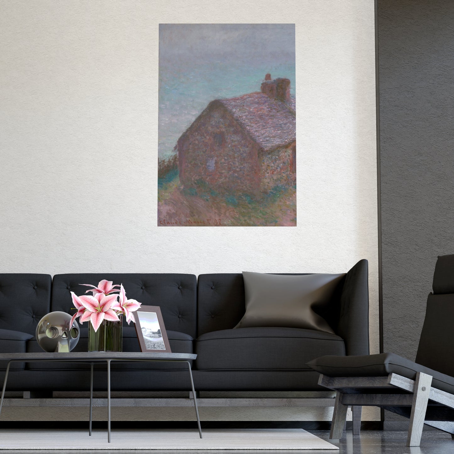 The Customs House at Varengeville - Monet Fine Art Poster