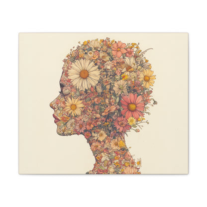 And So She Grew on Canvas