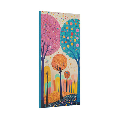 Happy Polka Dot Trees - Delight in Nature Series - Fine Art Print on Canvas